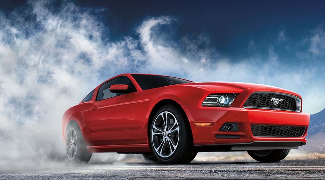2014 Ford Mustang Red Front View 2014 Ford Mustang Red Front View